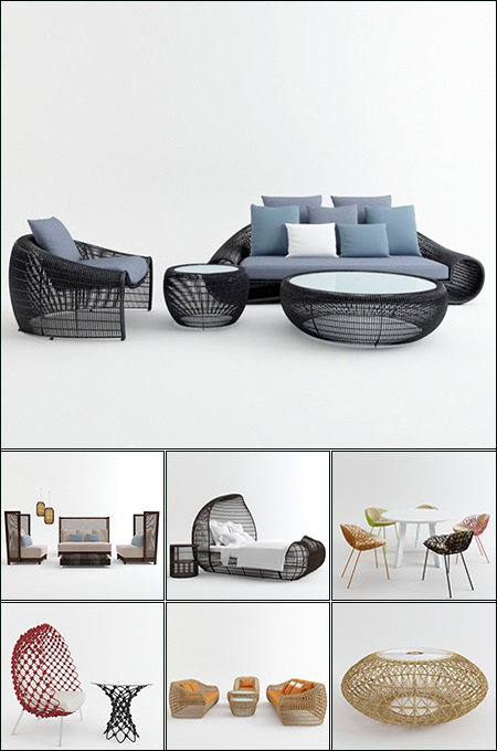 مدل سه بعدی Outdoor Furniture