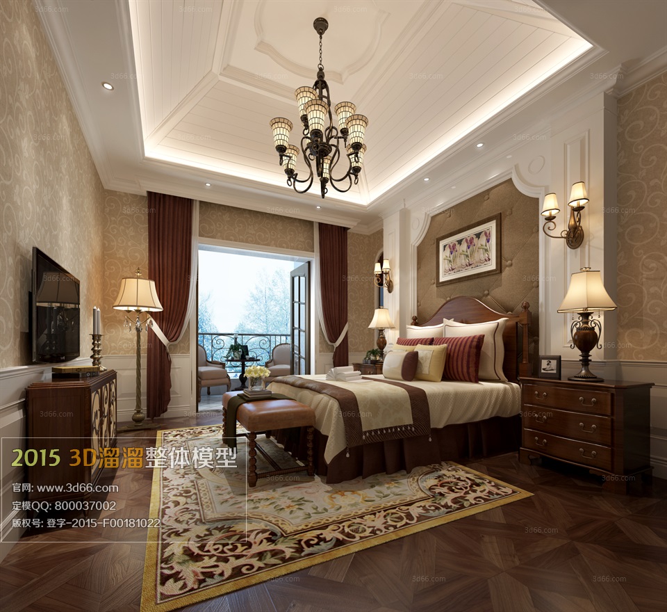 3D66 - American Bedroom Style Interior 2015 Vol 2 (10)