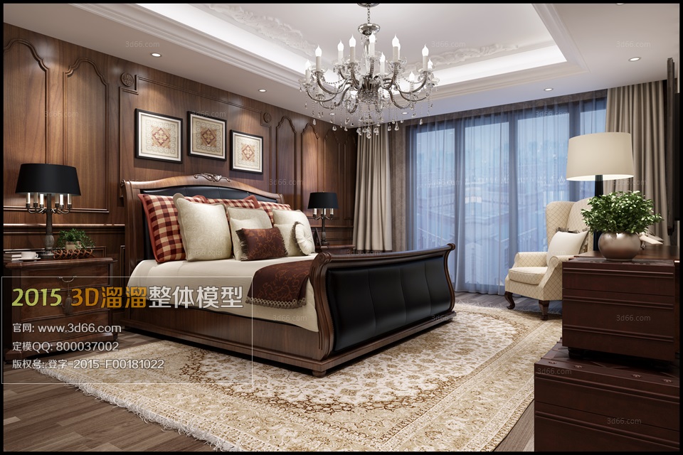 3D66 - American Bedroom Style Interior 2015 Vol 2 (3)