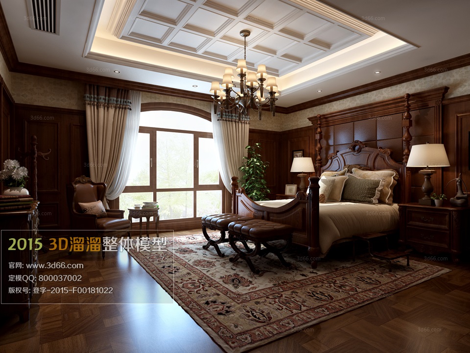 3D66 - American Bedroom Style Interior 2015 Vol 2 (4)