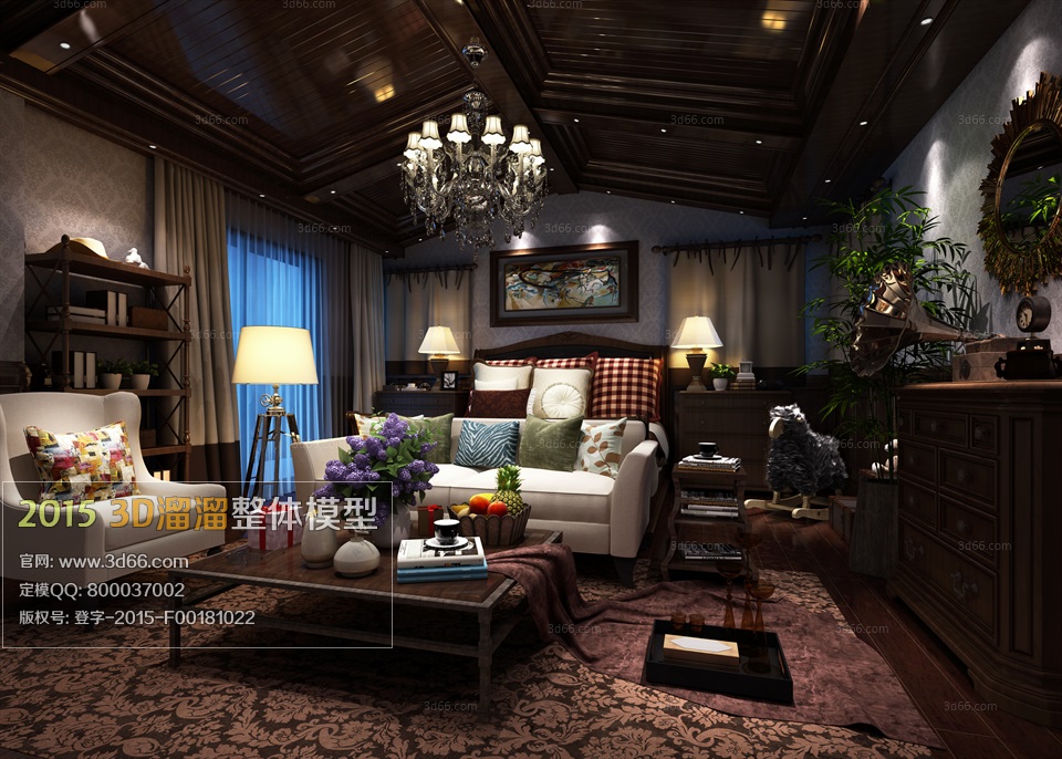 3D66 - American Bedroom Style Interior 2015 Vol 2 (5)