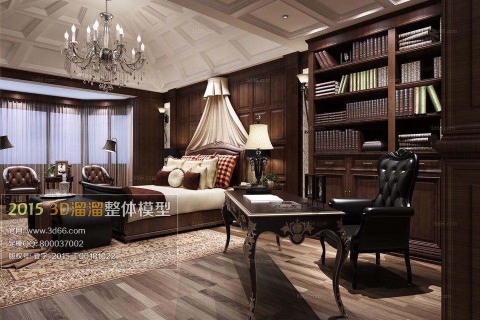 3D66 - American Bedroom Style Interior 2015 Vol 2 (6)