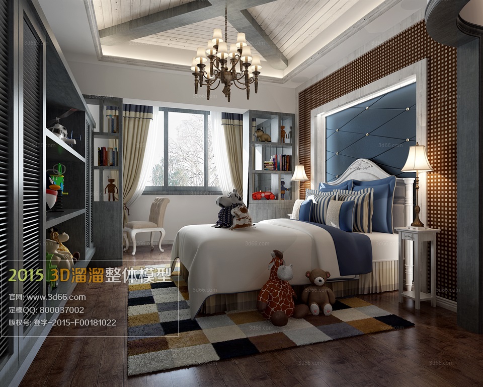 3D66 - American Bedroom Style Interior 2015 Vol 2 (8)