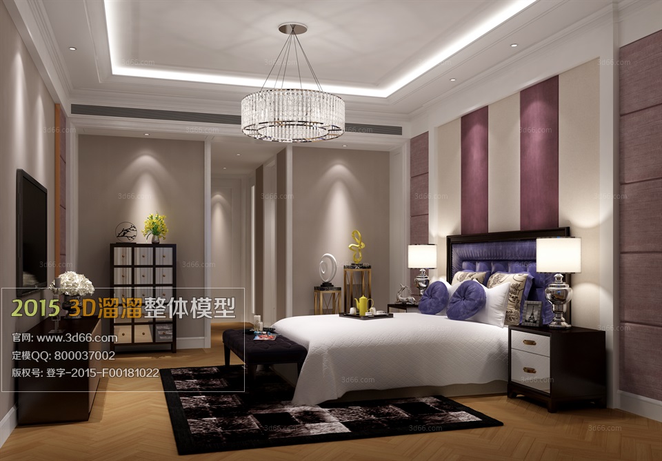 3D66 - Modern Bedroom Style Interior 2015 Vol 7 (10)