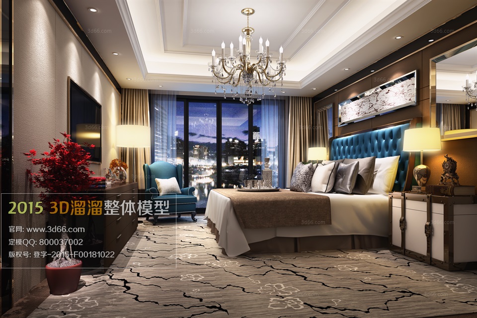 3D66 - Modern Bedroom Style Interior 2015 Vol 7 (9)