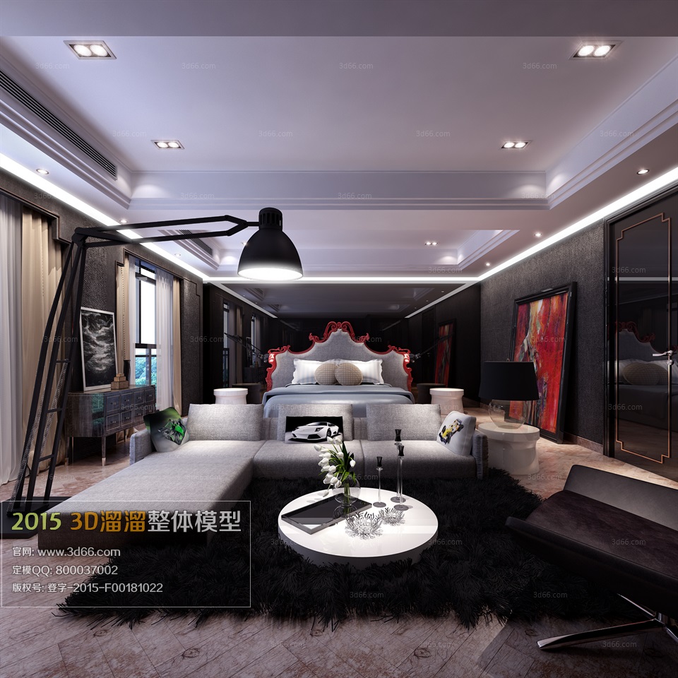 3D66 - Modern Bedroom Style Interior 2015 Vol 8 (1)