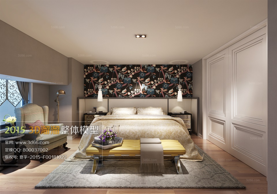3D66 - Modern Bedroom Style Interior 2015 Vol 8 (2)