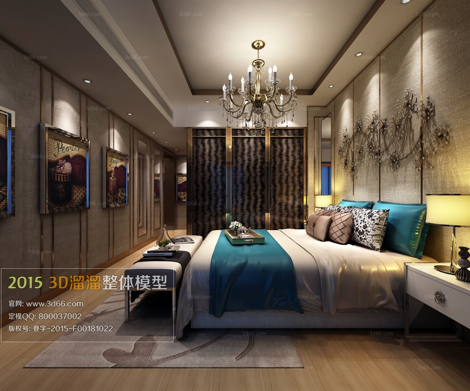 3D66 - Modern Bedroom Style Interior 2015 Vol 8 (5)
