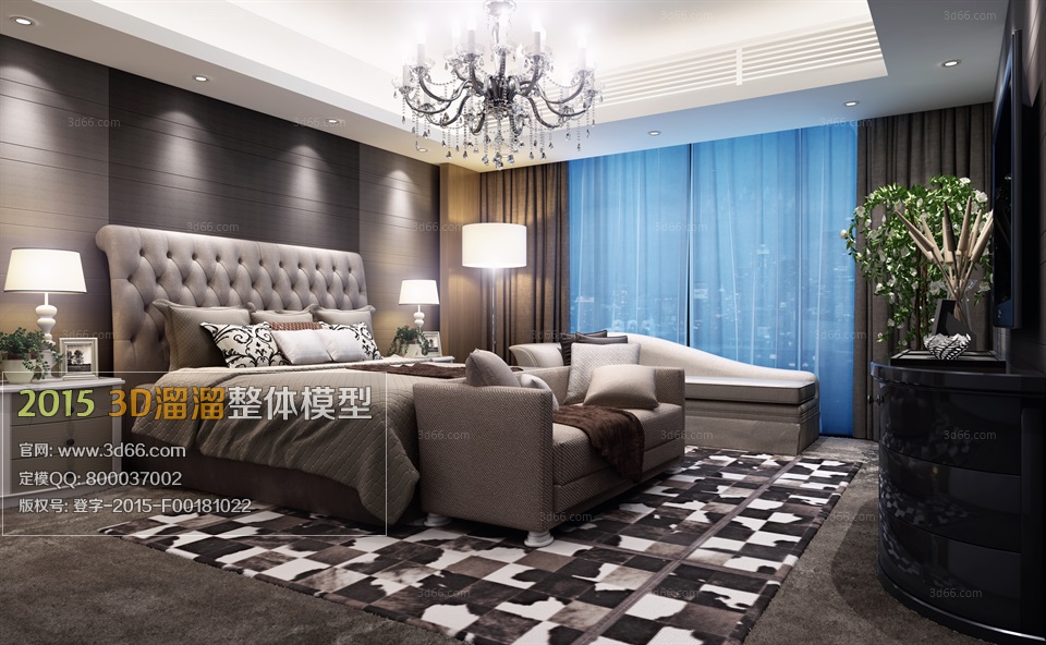 3D66 - Modern Bedroom Style Interior 2015 Vol 8 (6)