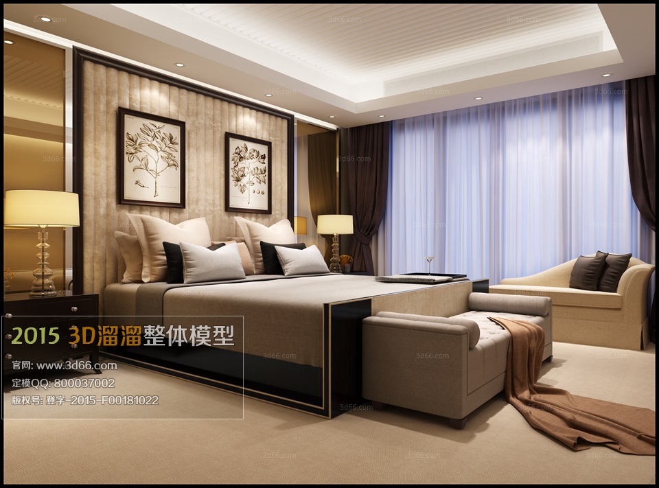 3D66 - Modern Bedroom Style Interior 2015 Vol 8 (9)