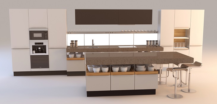 3DDD - Modern Kitchen Set (1)