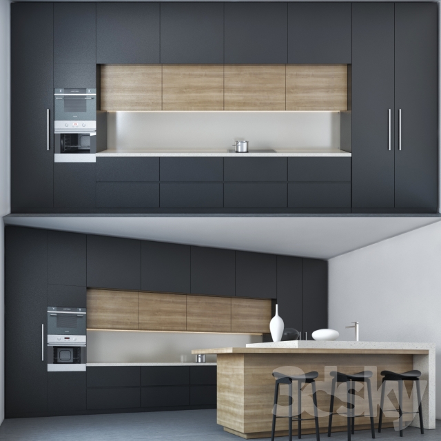 3DDD - Modern Kitchen Set (4)