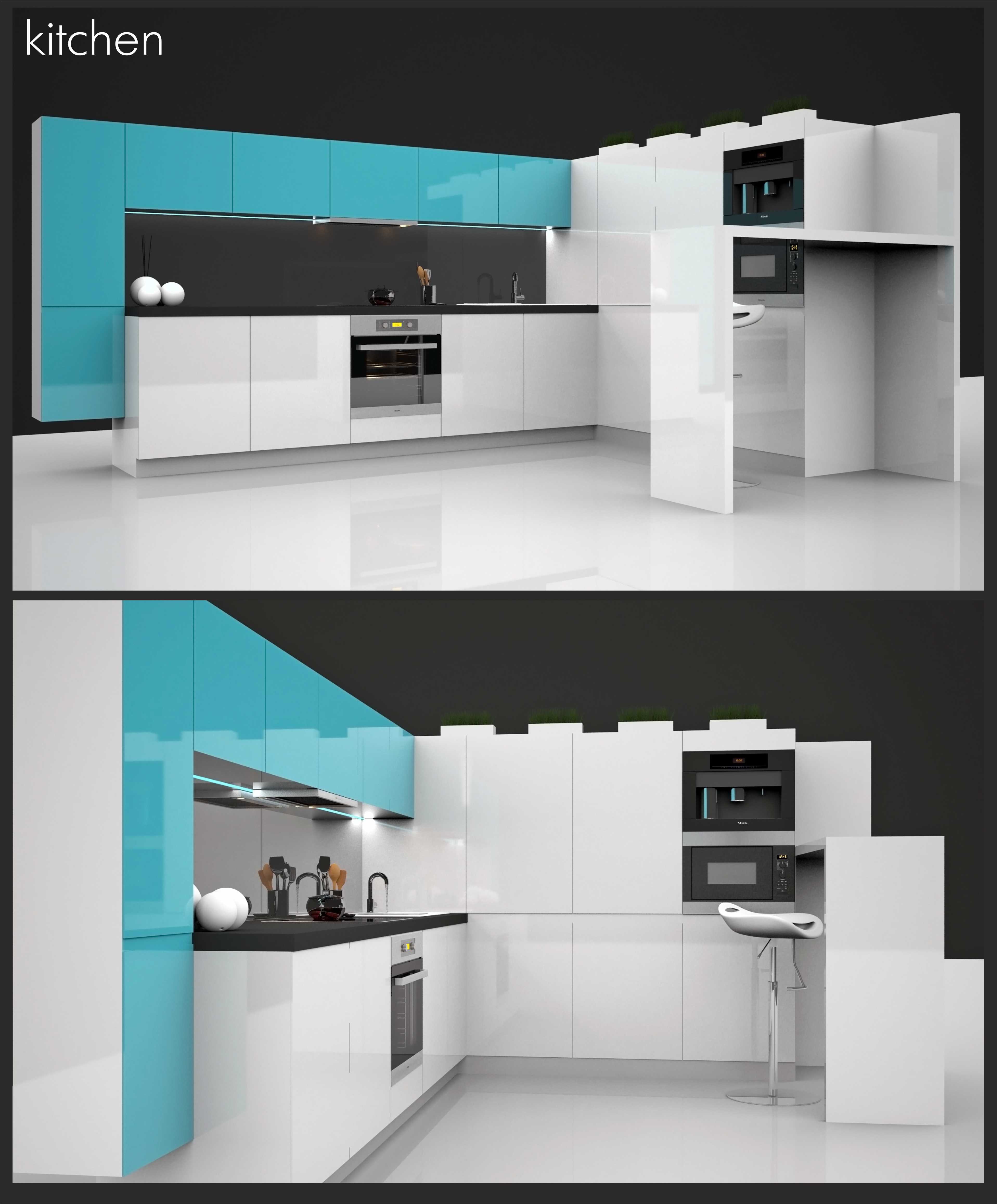 3DDD - Modern Kitchen Set (4)