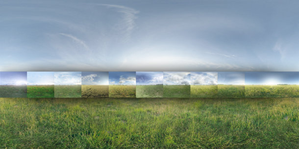 تصاویر HDRI در ساعات مختلف(مجموعه اول)