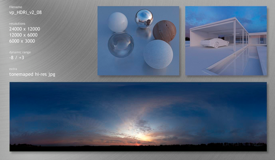 تصاویر HDRI در ساعات مختلف(مجموعه دوم)