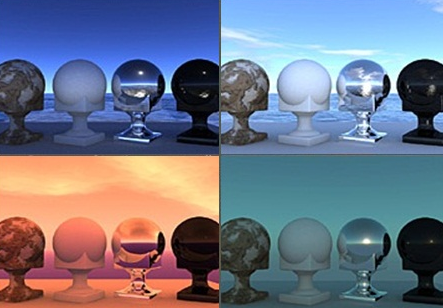 تصاویر HDRI آسمان درخشان