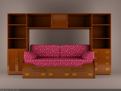 3DDD - Classic Childroom Bed (1)