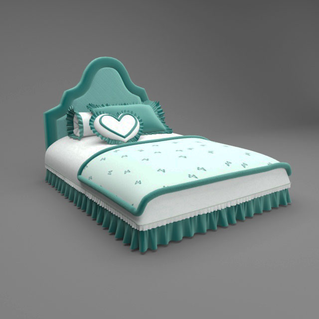 3DDD - Classic Childroom Bed (12)