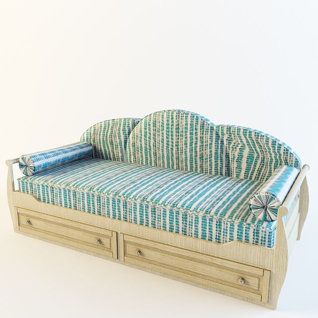 3DDD - Classic Childroom Bed (19)