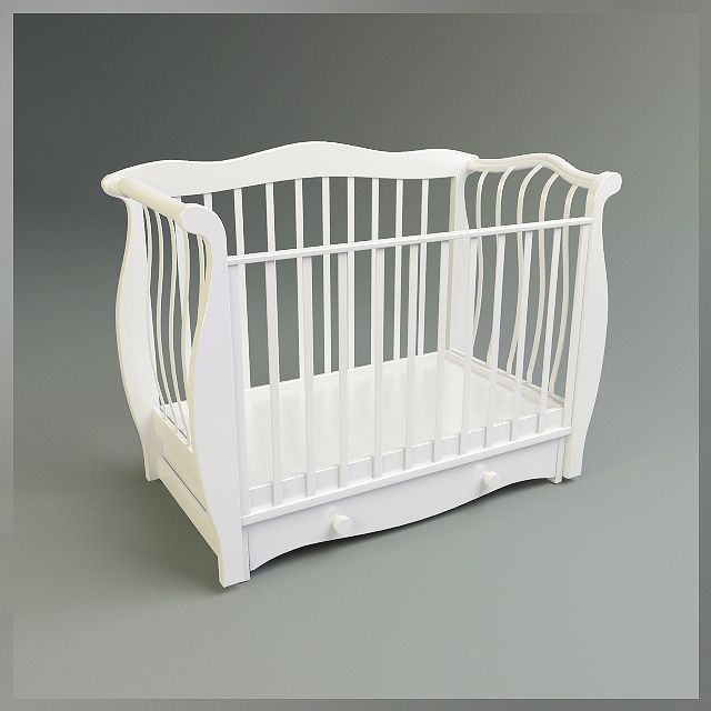 3DDD - Classic Childroom Bed (3)