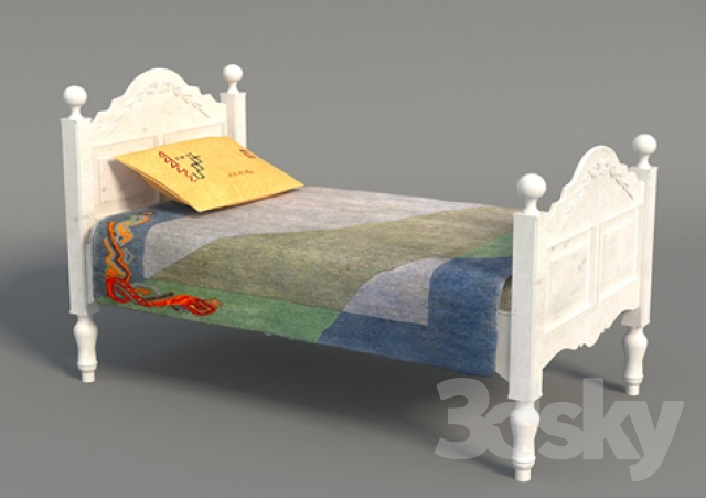 3DDD - Classic Childroom Bed (6)