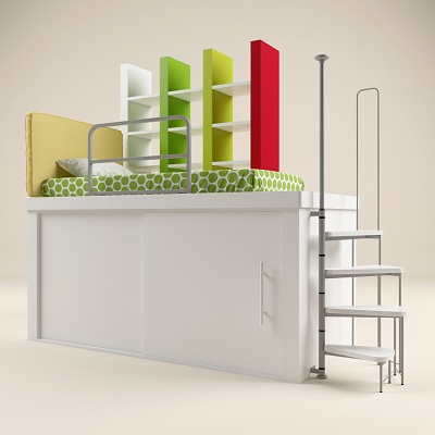 3DDD - Classic Childroom Bed (8)