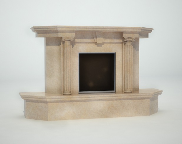 3DDD - Classic Fire Place & Radiator (10)