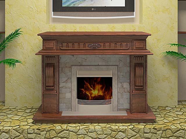 3DDD - Classic Fire Place & Radiator (11)