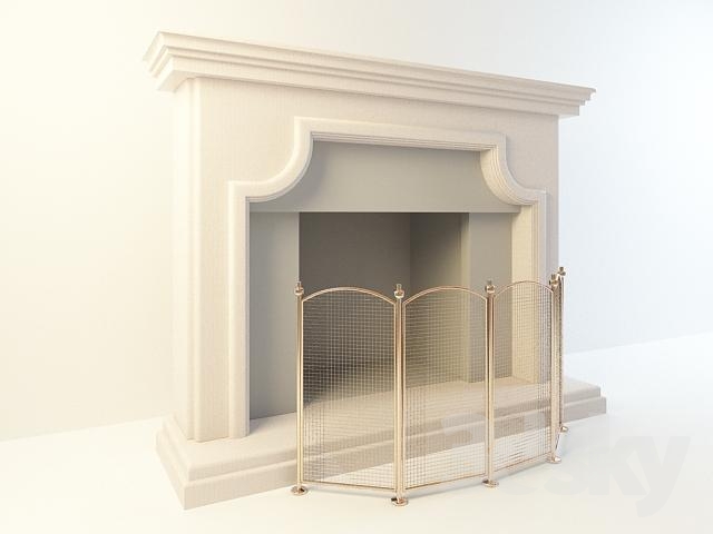3DDD - Classic Fire Place & Radiator (14)