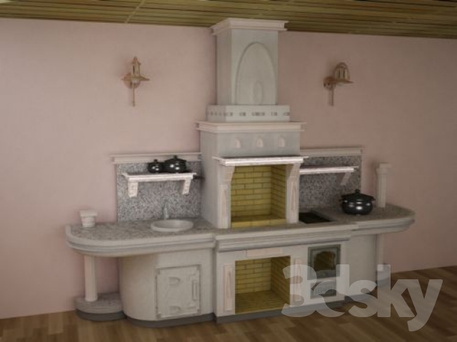 3DDD - Classic Fire Place & Radiator (16)