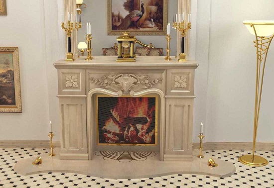 3DDD - Classic Fire Place & Radiator (3)