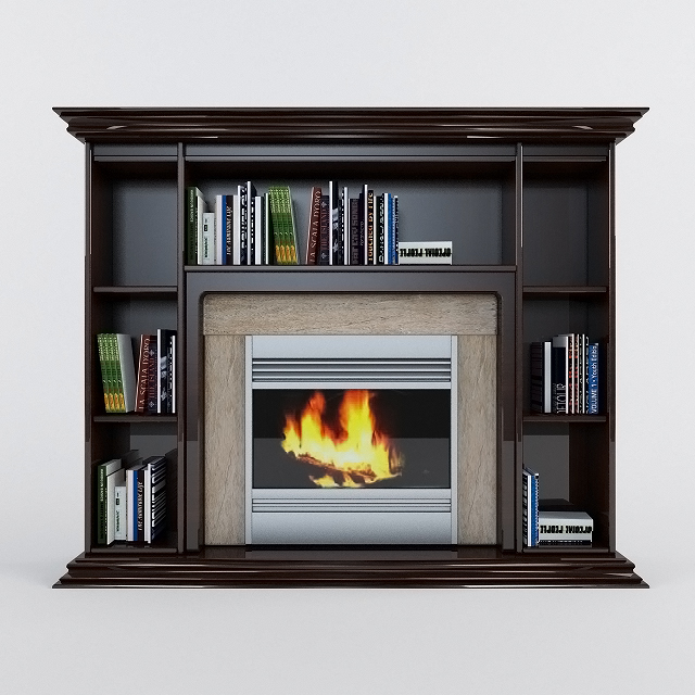 3DDD - Classic Fire Place & Radiator (8)