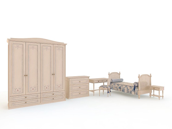 3DDD - Classic Furniture Childroom Set (12)