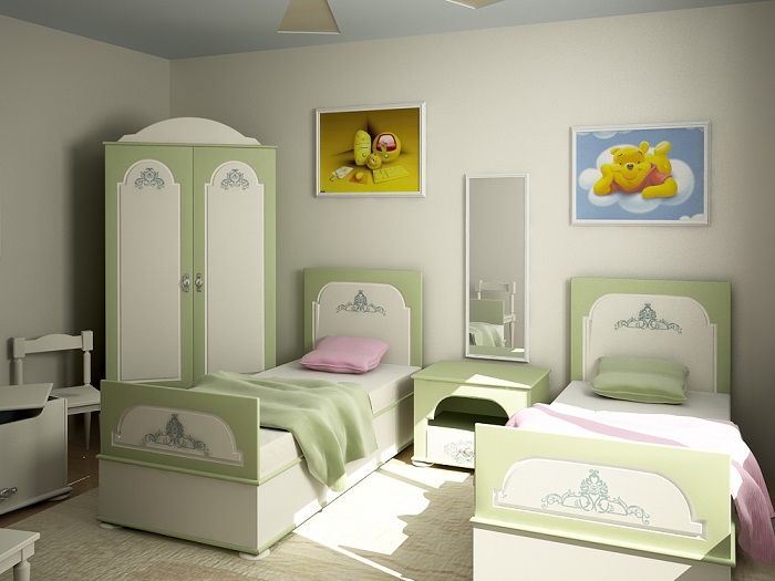 3DDD - Classic Furniture Childroom Set (13)