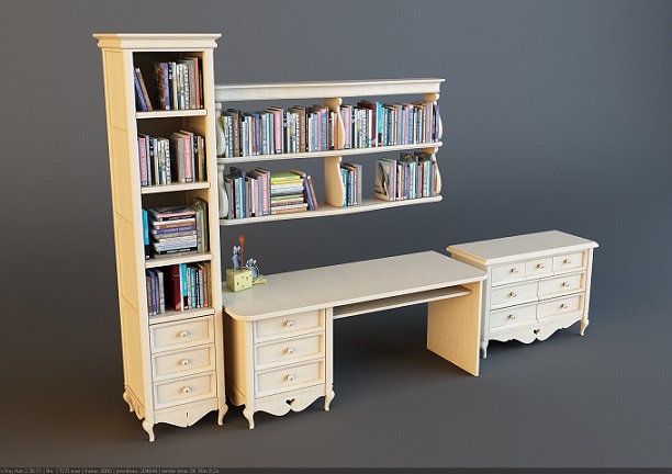 3DDD - Classic Furniture Childroom Set (16)