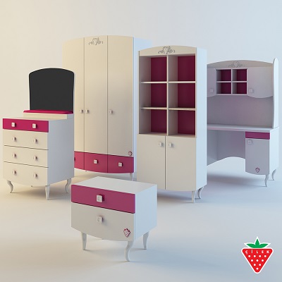3DDD - Classic Furniture Childroom Set (7)