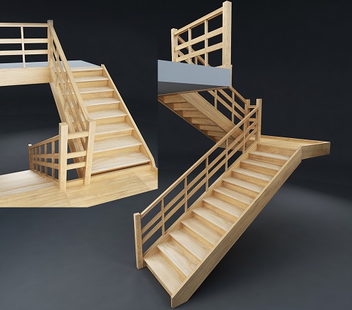 3DDD - Modern Stair (13)