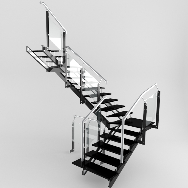 3DDD - Modern Stair (18)