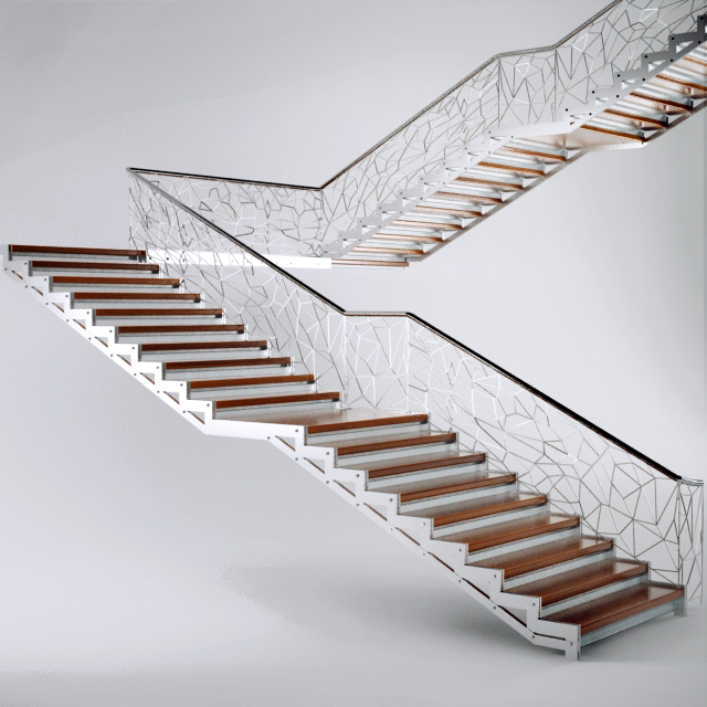 3DDD - Modern Stair (23)