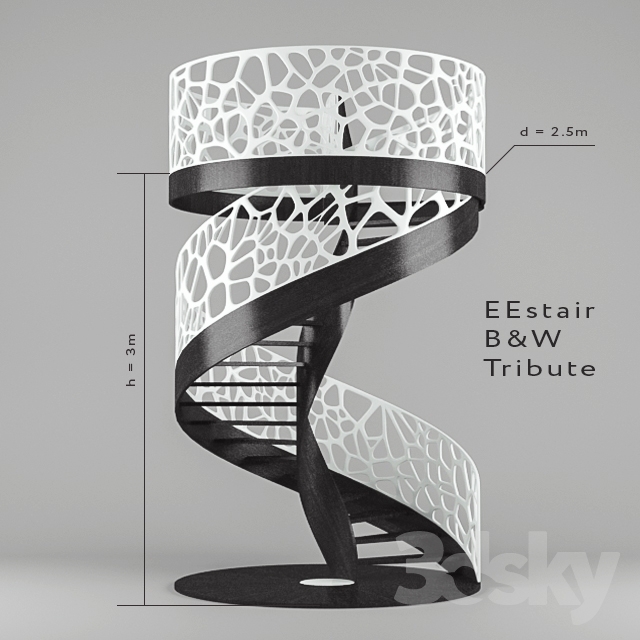 3DDD - Modern Stair (4)
