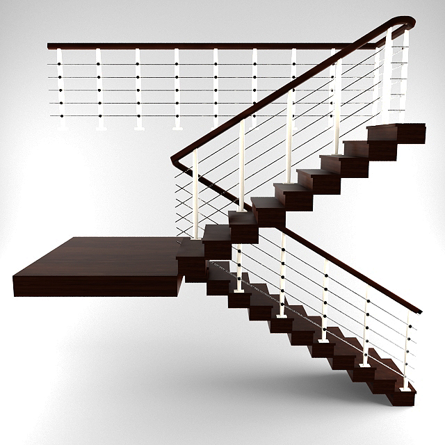 3DDD - Modern Stair (5)