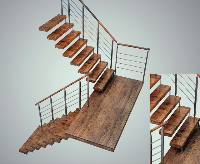 3DDD - Modern Stair (9)