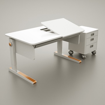 3DDD - Modern Table and Chair Childroom (1)