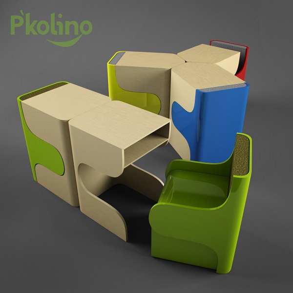 3DDD - Modern Table and Chair Childroom (10)