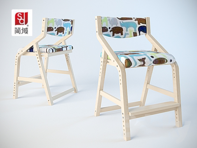 3DDD - Modern Table and Chair Childroom (11)
