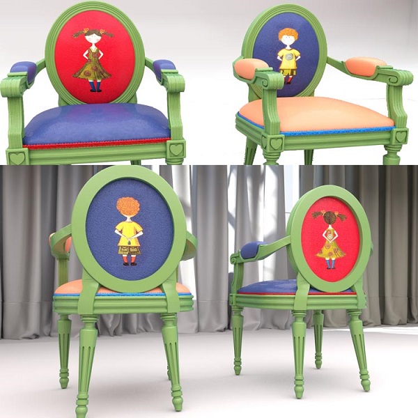 3DDD - Modern Table and Chair Childroom (14)