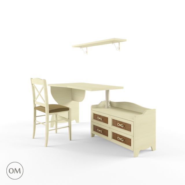 3DDD - Modern Table and Chair Childroom (9)