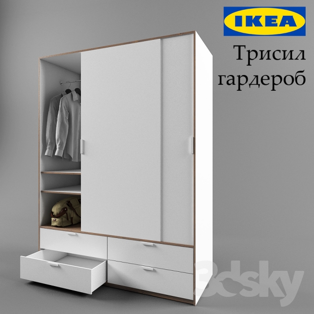 3DDD - Modern Wardrobe & Display Cabinets (7)