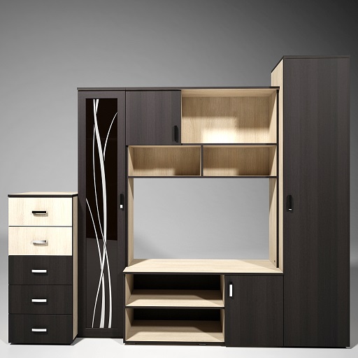 3DDD - Modern Wardrobe & Display Cabinets (9)