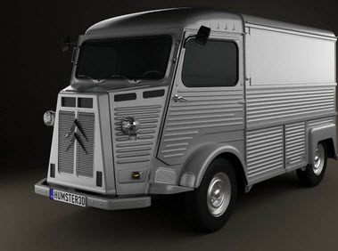 دانلود رایگان مدل سه بعدی ماشین Citroen H Van 1980